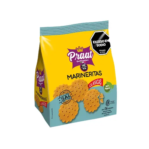 Praat Marineritas clásicas con sal marina x 125 gr   