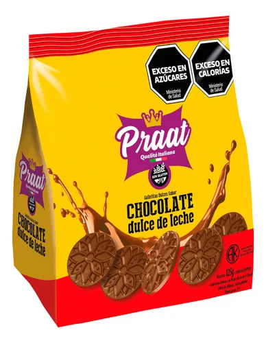 [PRAAT013]  Praat - Galletitas sabor chocolate y dulce de leche x 125 gr 