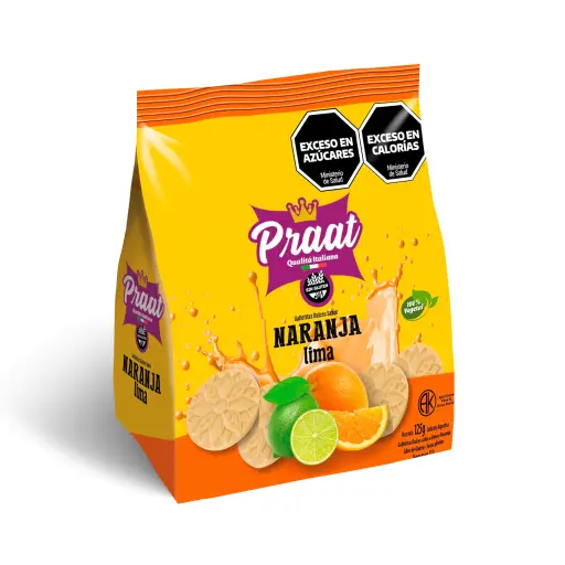 [PRAAT015] Praat - Galletitas sabor naranja y lima x 125 gr 