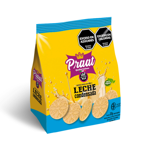  Praat galletitas sabor leche condensada x 125 gr  