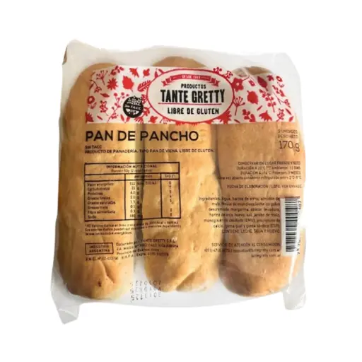 [TANTE001] Tante Gretty - Pan de Pancho (3 u) x 170 gr 