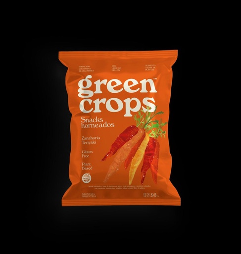 [GROPS005] Green crops - Snack sabor Zanahoria Teriyaki (90gr)