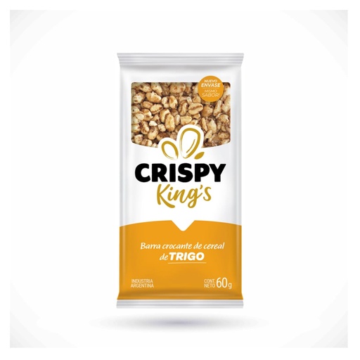 Crispy King - Barra crocante de Trigo inflado 60 gr 