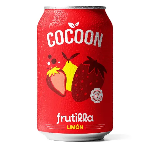 [COCOO15] Cocoon - Gaseosas Pre y Probioticas Frutilla Limon (354 ml)