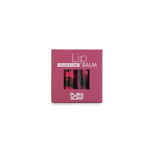[PURAS035] Pura Soap - DUO CAJA GLOW BALSAMO C/ COLOR X 8 GR	UVA MALBEC -CHERRY BLACK BERRY