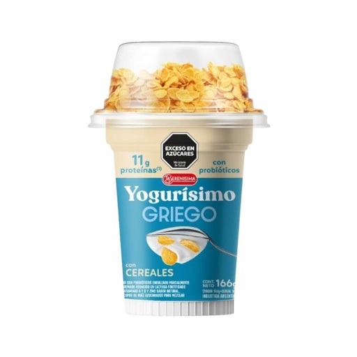 [LASER006] Yogurisimo - Yogur Griego con Cereales x 166g