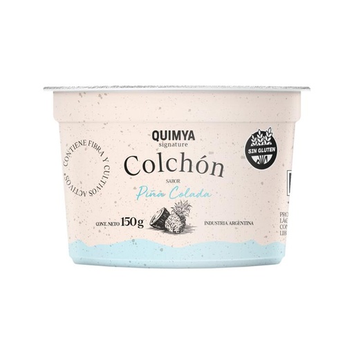 [QUIMY20] Quimya Yog - Yogurt vegano sabor Piña Colada sin azúcar (150 gr)