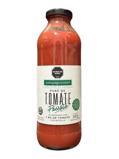 [PAMPA084] Pampa Gourmet - Pure de Tomate Passata Convencional (500 gr)    