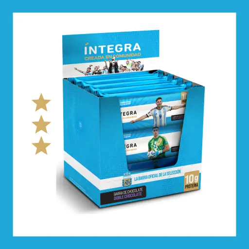 [INTEG007] Integra - Barritas AFA de Chocolate con Doble Chocolate (pack por 12 unidades - 41g)
