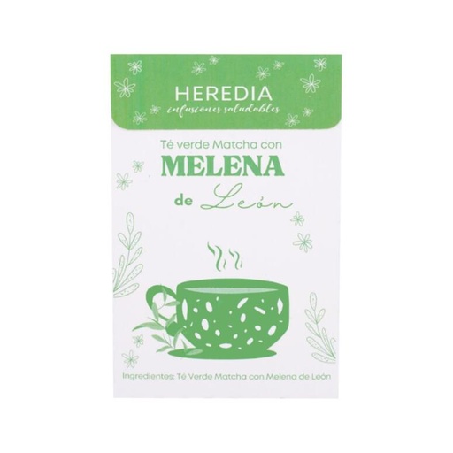[HERED031] Heredia - Te Verde Matcha con Melena de León (40 gr)
