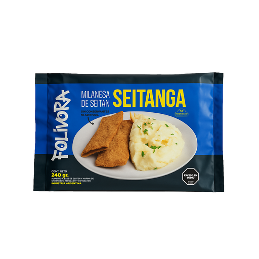 [FOLIV003] Folivora - Milanesa de Seitan (240gr Pack por 2 unidades) 