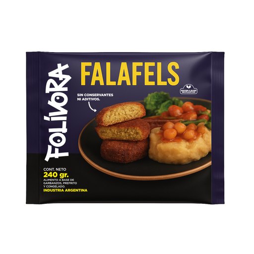 [FOLIV006] Folivora - Falafels (240gr Pack por 4 unidades)