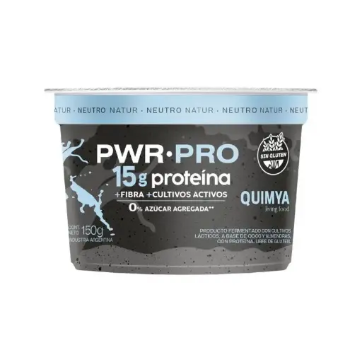 [QUIMY006] Quimya - Yogurt Neutro Natural PWR.PRO 15g Proteina Sin Azucar x 150g