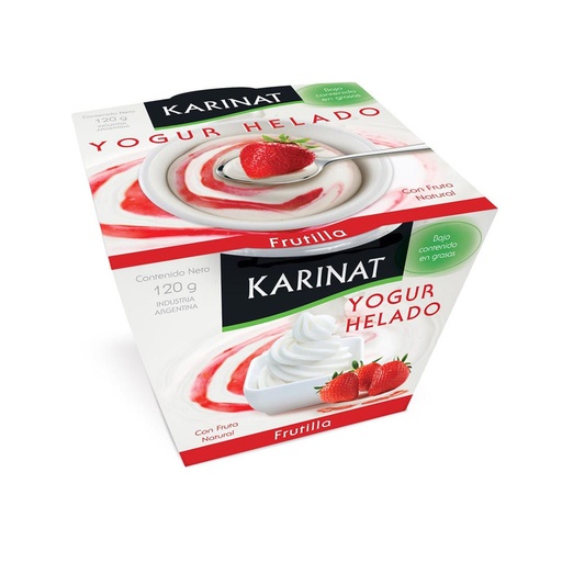 Karinat - Yogurt helado frutilla (120gr)