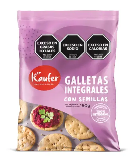 [KAUFE007] Kaufer - Galletas Integrales con Semillas (150gr)