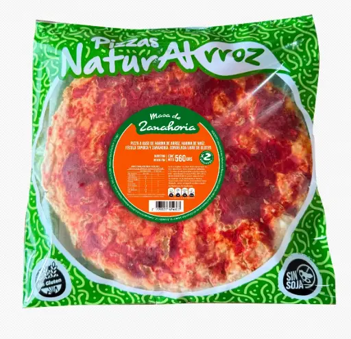 [NRROZ036] Naturalrroz - Pre Pizzas Zanahoria( pack x 2 unidades) 560 gr