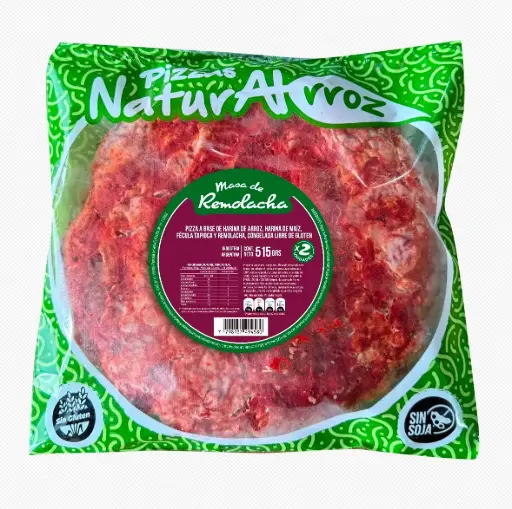 [NRROZ038] Naturalrroz - Pre Pizzas Remolacha ( pack x 2 unidades) 515 gr