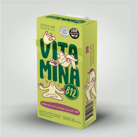 [LEGUI001] Leguilab -Vitamina B12 Vegan Masticable (30 comprimidos) 