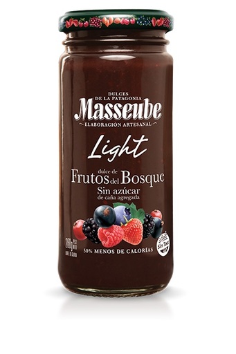 Masseube - Mermelada light de frutos del bosque (260gr)