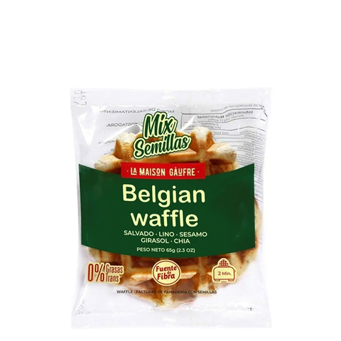 La Maison - Waffles belgas salvado, lino y chía (65gr)