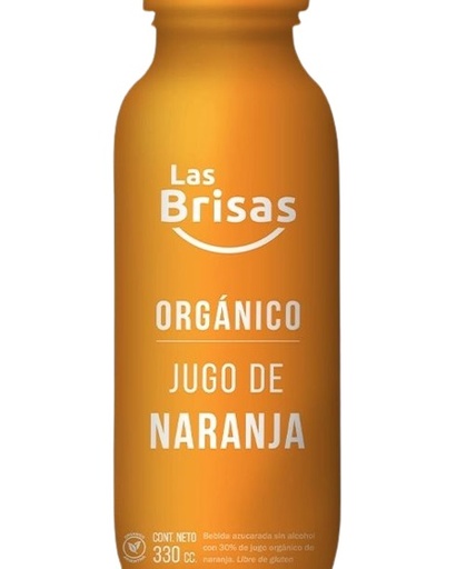 Las Brisas - Jugo Orgánico Naranja 330 ml