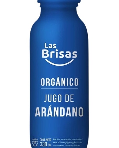 Las Brisas - Jugo Orgánico Arándanos 330 ml