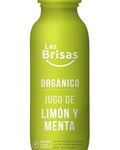 Las Brisas - Jugo Orgánico Limonada con Menta 330 ml