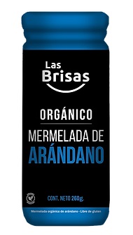Las Brisas - Mermelada Organica de Arándanos 260 gr