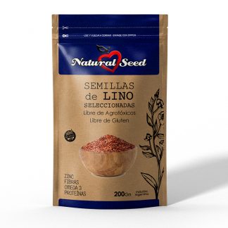 Natural Seed - Semillas Enteras de Lino Seleccionadas 200 gr