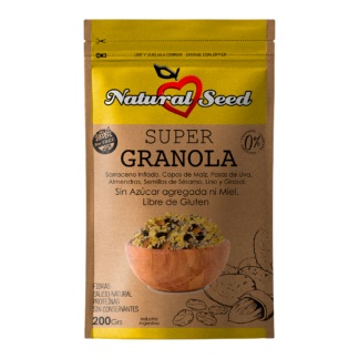 Natural Seed - Súper Granola Con Semillas 250 gr)