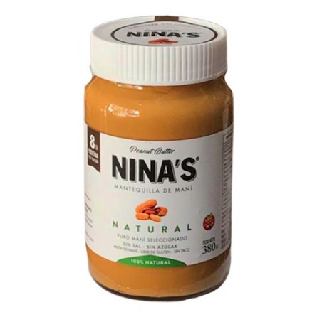 NINA`S - Mantequilla de Maní Natural (380gr)