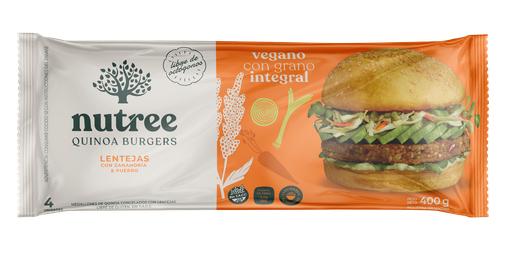 Nutree - Medallones veganos de lentejas (4 unidades - 400gr)