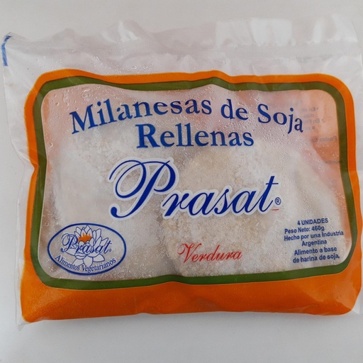 Prasat - Milanesas de soja rellenas con verdura (4 unidades - 480gr)