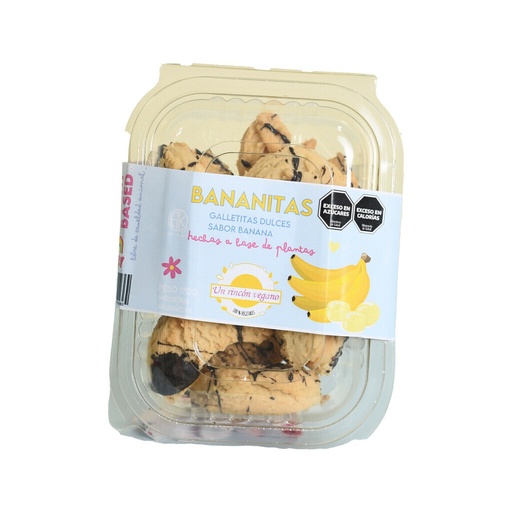 Un Rincón Vegano - Bananitas con chocolate (170gr)