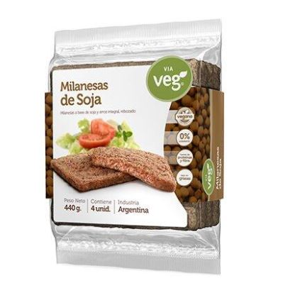 Via Veg - Milanesas de soja (2 unidades - 200gr)