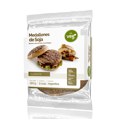 Via Veg - Medallones de soja (2 unidades - 180gr)