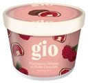 Gio - Frambuesas bañadas en mix de chocolate ( chocolate blanco, chocolate con leche y chocolate semiamargo - 160gr)