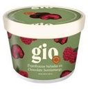 Gio - Frambuesas veganas bañadas en chocolate semiamargo (160gr)