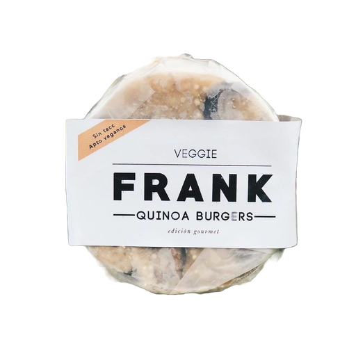 Frank Burger - Clásica Orange Burger (Arroz yamani, Mijo, Zanahoria, Calabaza, Lino y Chia) 4 unidades