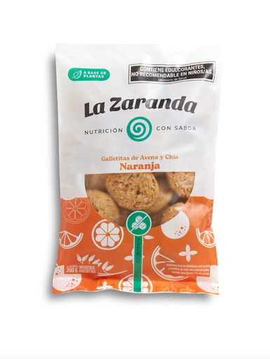 La Zaranda - Galletitas sin azúcar de naranja (200gr)