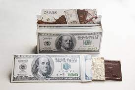 Drimer - Barra Dólar de chocolate (5 unidades por caja - 40gr c/u)