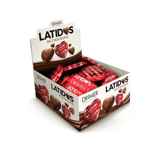Drimer - Latidos de chocolate (20 unidades por caja) 240gr