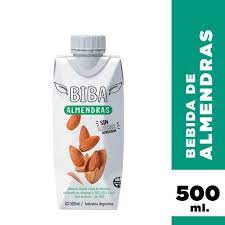 Biba - Bebida de almendra sin azúcar (500ml envase tetrapack)