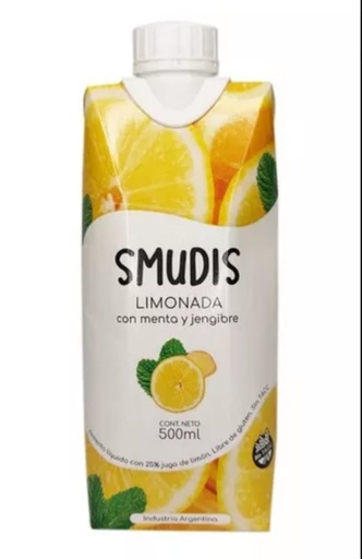 Smudis - Jugo natural sabor limonada, jengibre y menta (500ml)