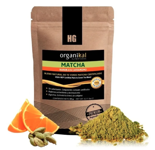 HG Laboratorios - Matcha con naranja & cardamomo (50 gr)