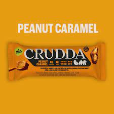 Crudda - Barritas sabor peanut caramel (display por 10 unidades - 40gr c/u)