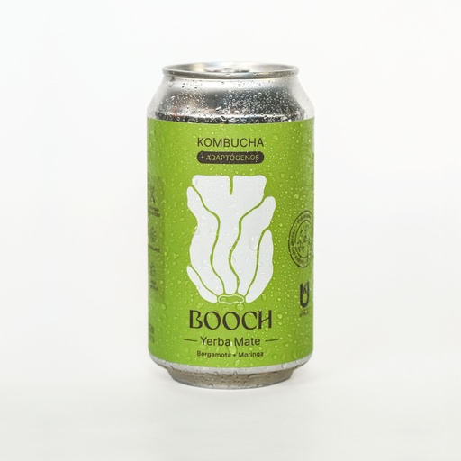 Booch - Kombucha sabor yerba mate, bergamota y moringa (354cc)