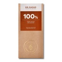 Dr Cacao - Chocolate macizo 100% sin azúcar (50gr) Pack 10 unidades