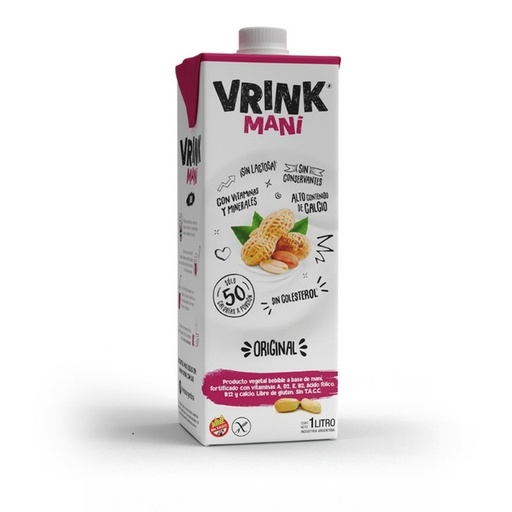 Vrink - Bebida de maní original (1lt)