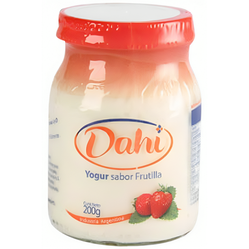 Dahi - Yogur entero con frutillas (200gr)